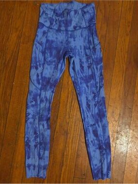 lululemon athletica Purple Tie-Dye Active Top